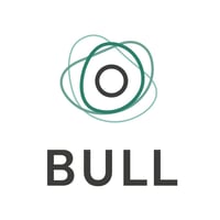 SoMe logo med BULL på hvit bakgrunn